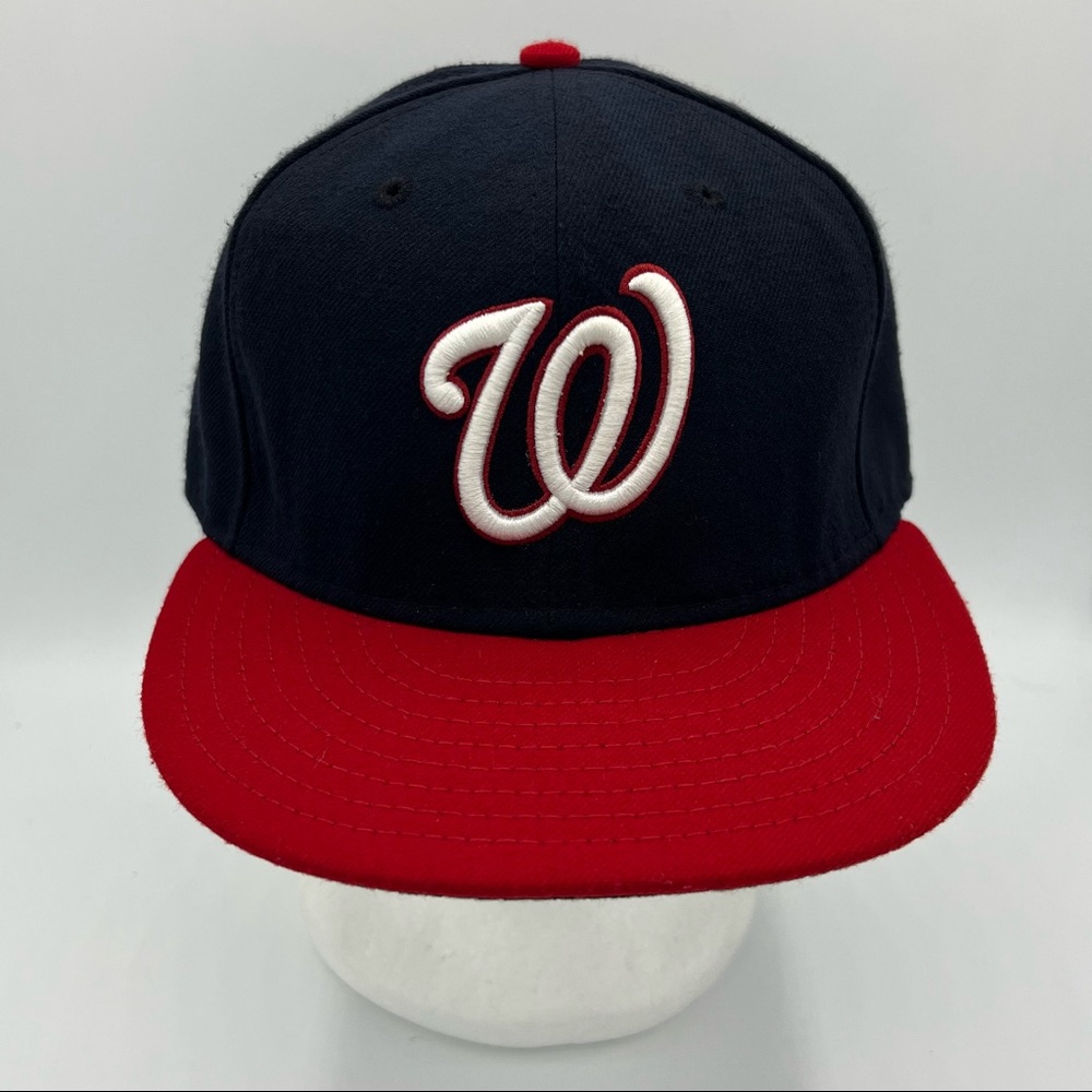 Washington NATIONALS New Era Fitted Baseball Cap - MLB